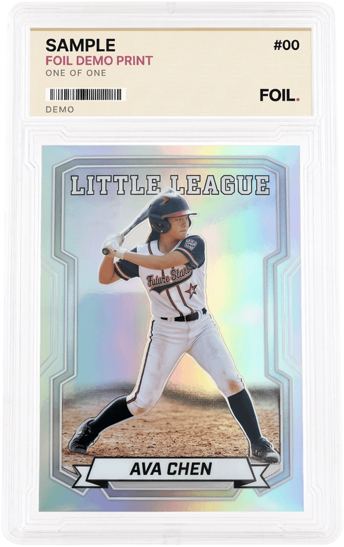 Baseball player card